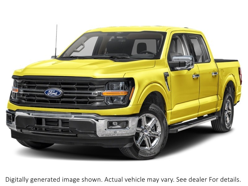 2025 Ford F-150 XLT 4WD Supercrew 5.5' Box Yellow  Shot 5