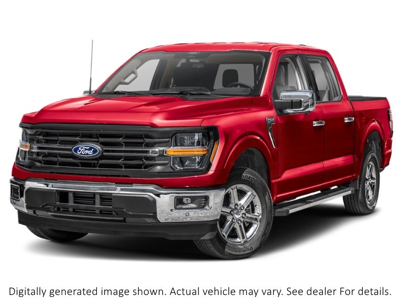 2025 Ford F-150 XLT 4WD Supercrew 5.5' Box Rapid Red Metallic Tinted Clearcoat  Shot 14