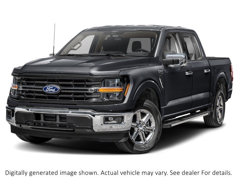 2025 Ford F-150 XLT | 4X4 | 2.7L | 302A | Blk Pkg Pls | Bed Utl Agate Black Metallic  Shot 4