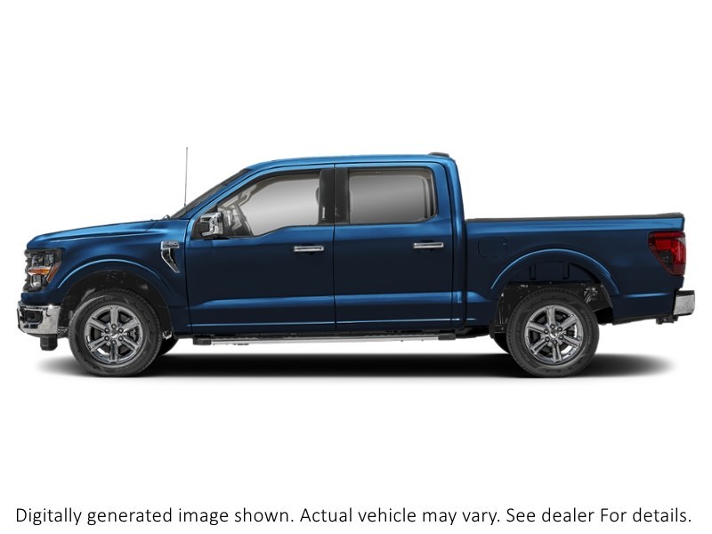 2025 Ford F-150 XLT 4WD Supercrew 5.5' Box Antimatter Blue Metallic  Shot 36