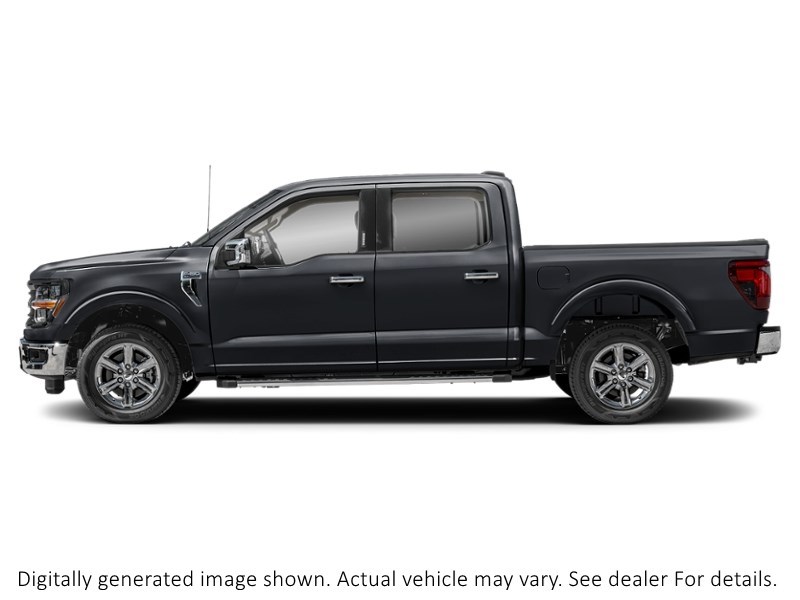 2025 Ford F-150 XLT | 4X4 | 2.7L | 302A | Blk Pkg Pls | Bed Utl Agate Black Metallic  Shot 5