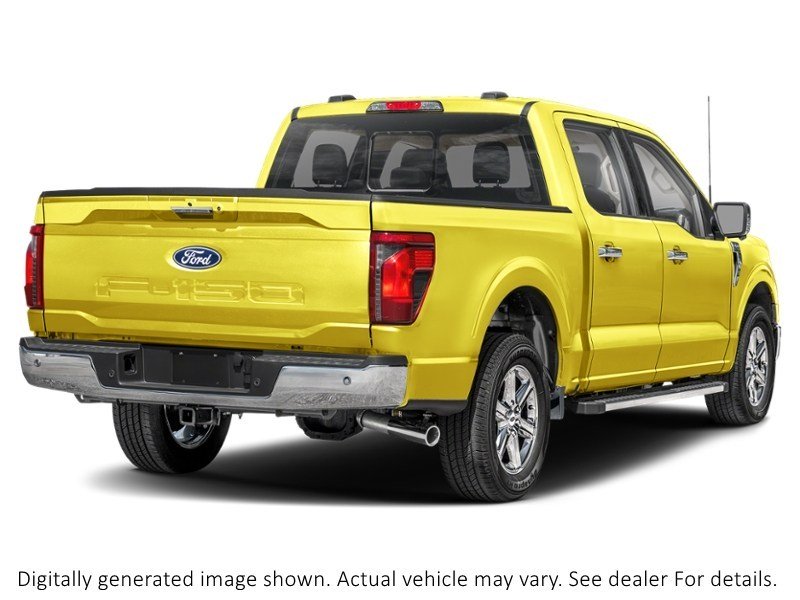 2025 Ford F-150 XLT 4WD Supercrew 5.5' Box Yellow  Shot 3
