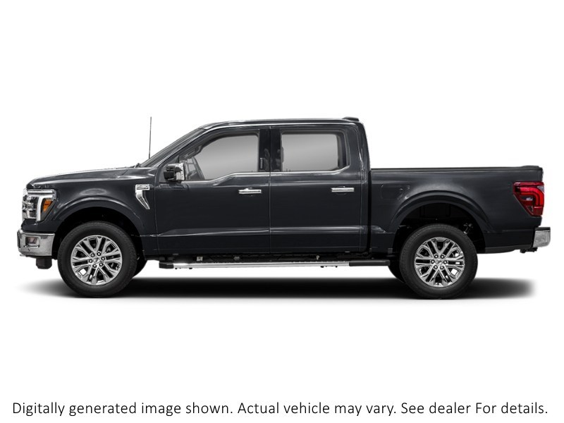 2024 Ford F-150 Lariat 4WD Supercrew 5.5' Box Agate Black Metallic  Shot 3