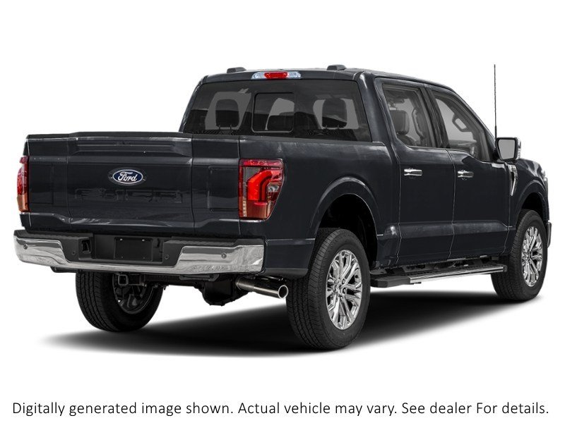 2024 Ford F-150 Lariat 4WD Supercrew 5.5' Box Agate Black Metallic  Shot 2
