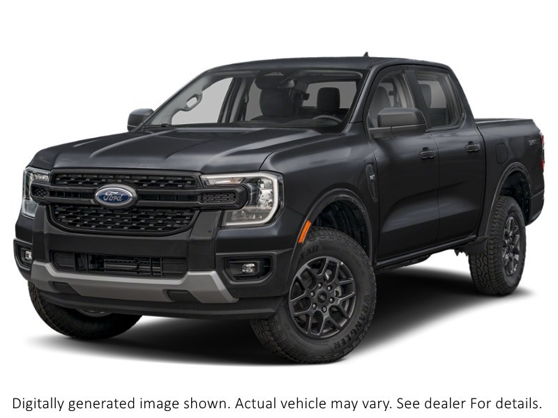 2026 Ford Ranger XLT 4WD Supercrew 5' Box Shadow Black  Shot 4