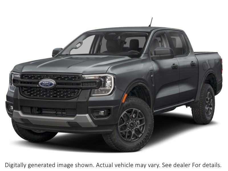2024 Ford Ranger XLT 4WD Supercrew 5' Box Carbonized Grey Metallic  Shot 1