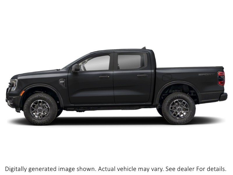 2026 Ford Ranger XLT 4WD Supercrew 5' Box Shadow Black  Shot 3
