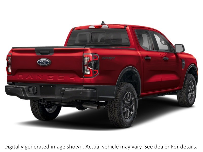 2026 Ford Ranger XLT 4WD Supercrew 5' Box Ruby Red Metallic Tinted Clearcoat  Shot 6
