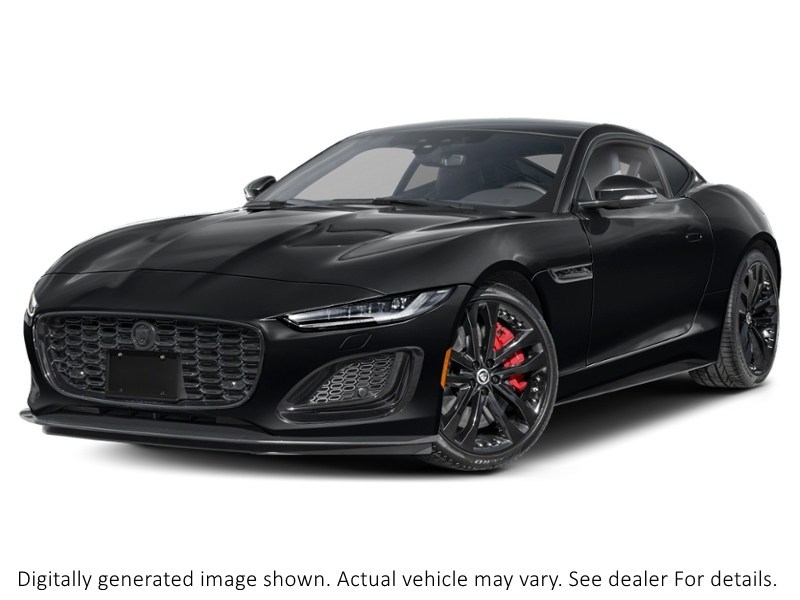 2024 Jaguar F-Type R75 Coupe P575 AWD Santorini Black Metallic  Shot 4