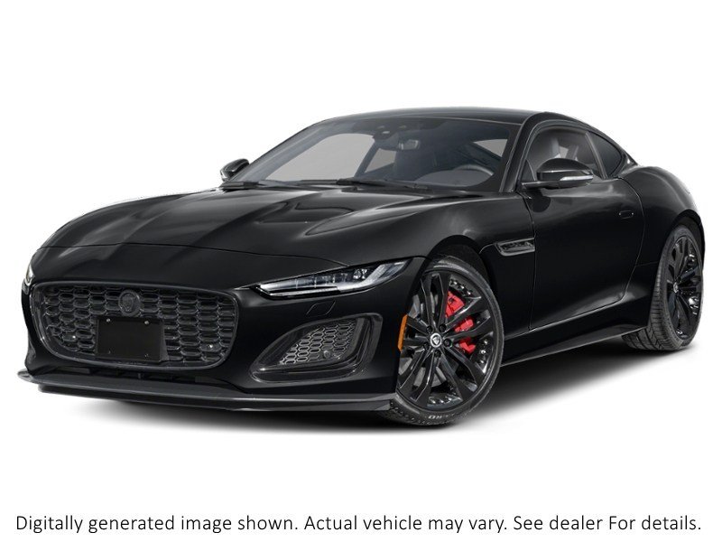 2024 Jaguar F-Type R75 Coupe P575 AWD Santorini Black Metallic  Shot 1