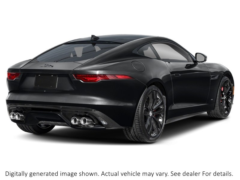 2024 Jaguar F-Type R75 Coupe P575 AWD Santorini Black Metallic  Shot 2