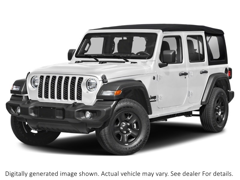 2024 Jeep Wrangler Sahara 4 Door 4X4 Bright White  Shot 45