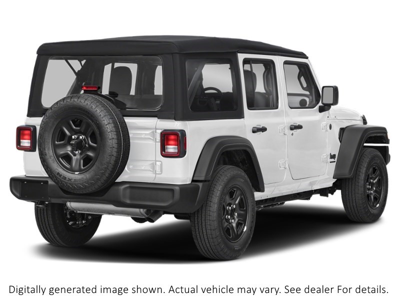 2024 Jeep Wrangler Sahara 4 Door 4X4 Bright White  Shot 50