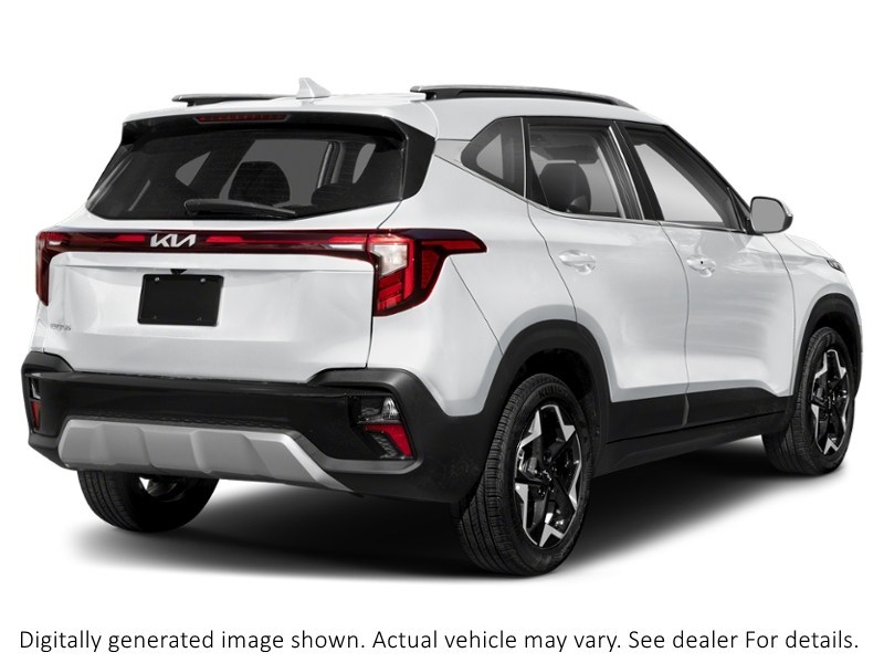 2025 Kia Seltos EX AWD Snow White Pearl  Shot 34