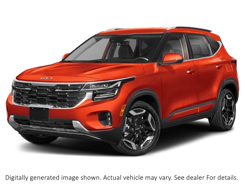 2024 Kia Seltos Sx AWD W/Black Interior Lunar Orange  Shot 30