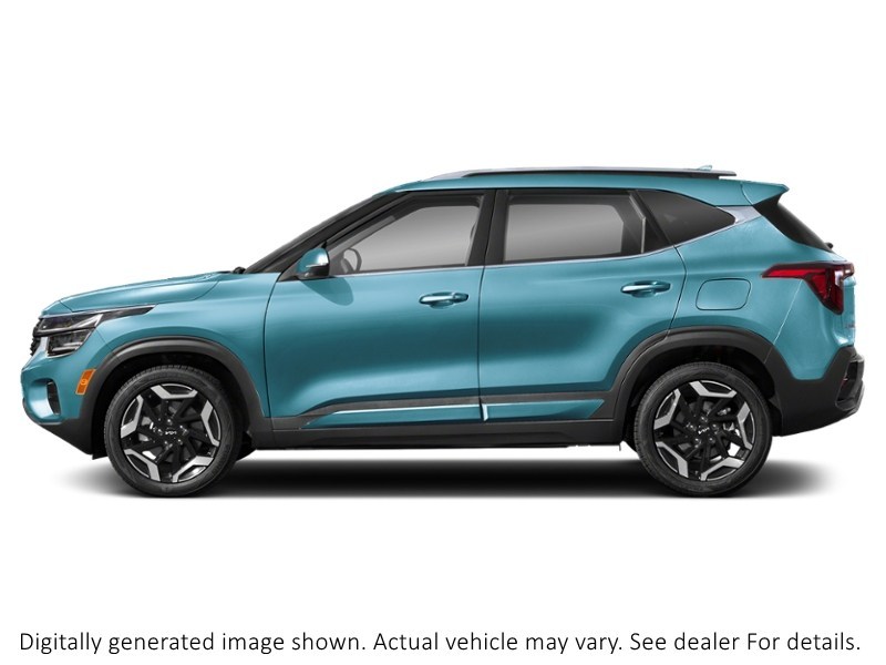 2024 Kia Seltos Sx AWD W/Black Interior Pluton Blue  Shot 35