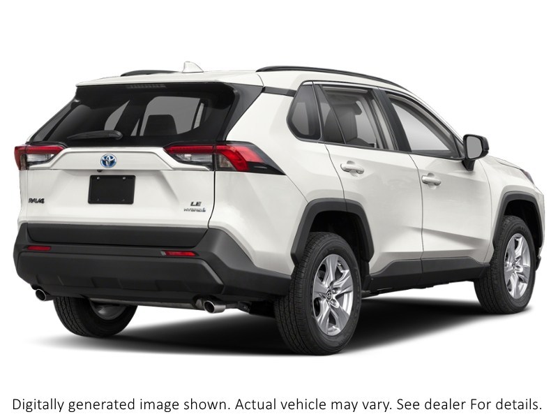 2023 Toyota Rav4 Hybrid Hybrid LE AWD White  Shot 6