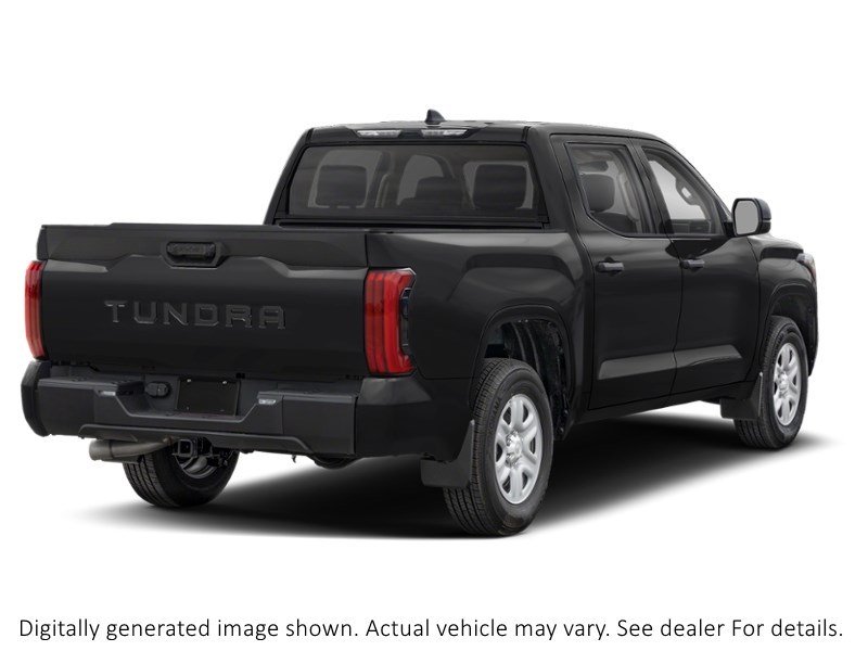 2026 Toyota Tundra 4X4 Crewmax SR Midnight Black Metallic  Shot 2