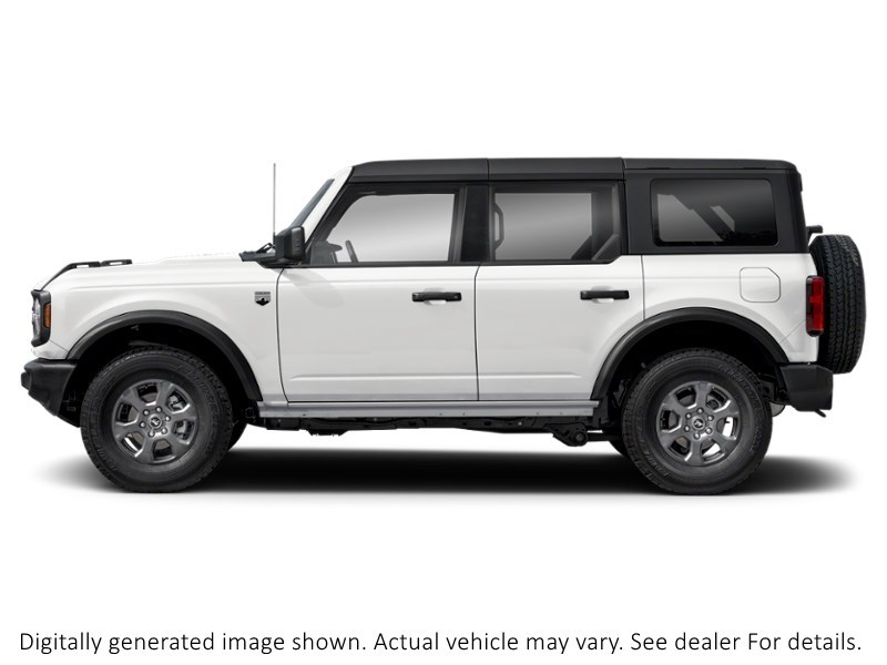 2026 Ford Bronco Big Bend | 4X4 | 2.3L | Vinyl | Hard Top | Side ST Oxford White  Shot 3