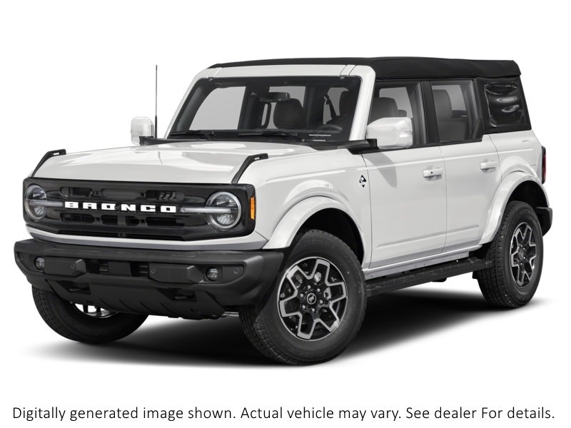 2026 Ford Bronco Outer Banks 4 Door 4X4 Oxford White  Shot 4