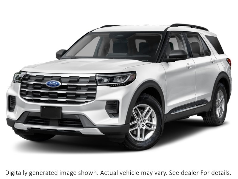 2026 Ford Explorer Active W/200A Pkg 4WD Space White Metallic  Shot 4