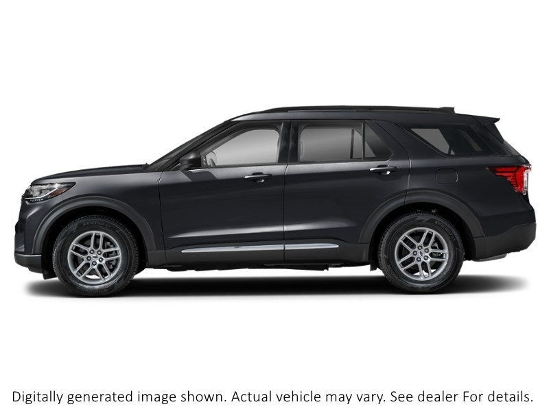 2026 Ford Explorer Active W/200A Pkg 4WD Agate Black Metallic  Shot 3