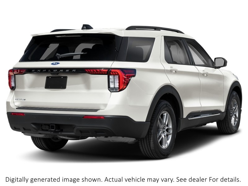 2026 Ford Explorer Active W/200A Pkg 4WD Star White Metallic Tri-Coat  Shot 13