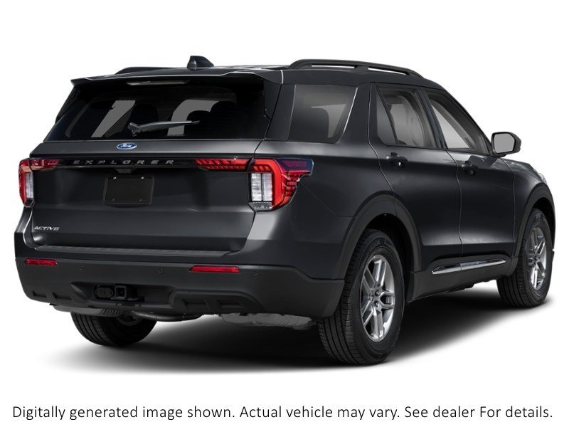 2026 Ford Explorer Active W/200A Pkg 4WD Agate Black Metallic  Shot 2