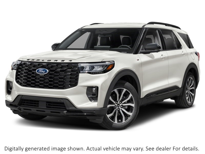 2026 Ford Explorer St-Line | 4WD | Roof | Prem Pkg | Street Pk Star White Metallic Tri-Coat  Shot 1