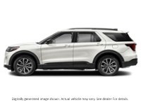 2027 Ford Explorer St-Line 4WD Star White Metallic Tri-Coat  Shot 3