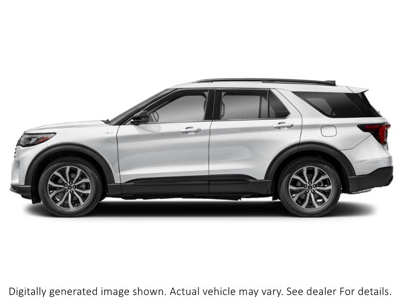 2026 Ford Explorer St-Line 4WD Space White Metallic  Shot 3