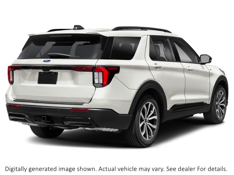 2027 Ford Explorer St-Line 4WD Star White Metallic Tri-Coat  Shot 6
