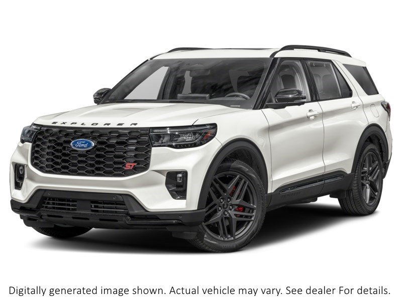 2026 Ford Explorer ST | 4WD | Roof | 360 | Adptv Cruise | B&O | 21S Star White Metallic Tri-Coat  Shot 1