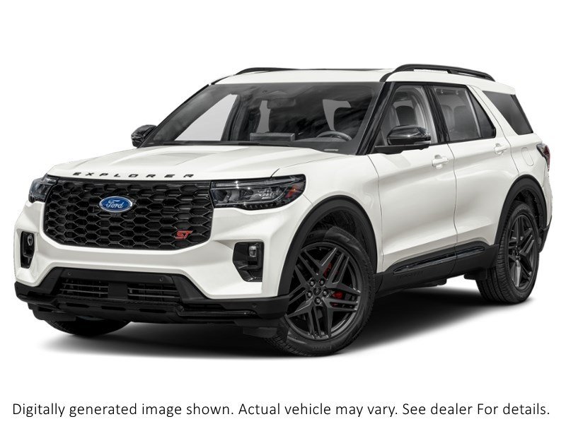 2026 Ford Explorer ST | 4WD | Roof | 360 | Adptv Cruise | B&O | 21S Star White Metallic Tri-Coat  Shot 1
