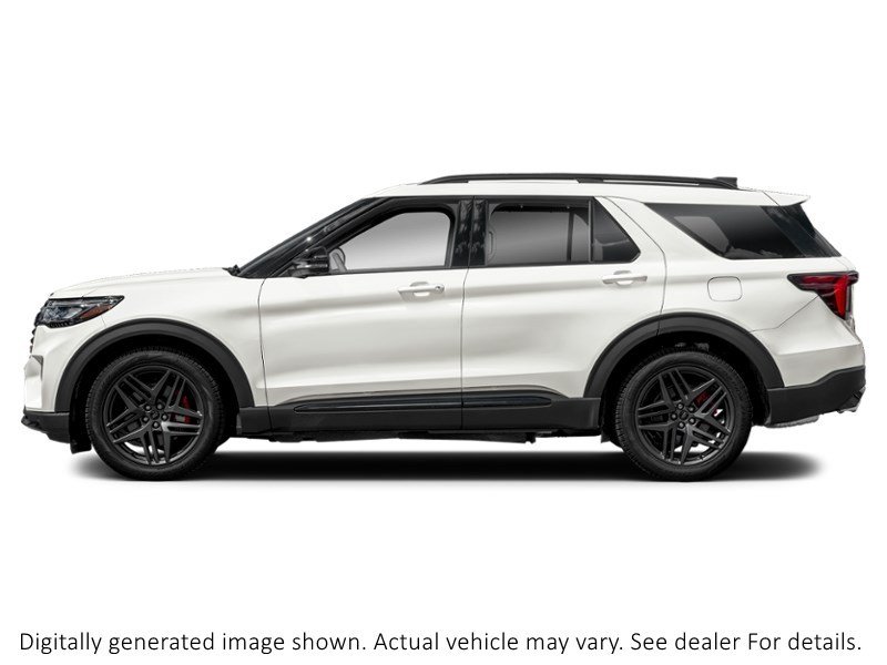 2026 Ford Explorer ST | 4WD | Roof | 360 | Adptv Cruise | B&O | 21S Star White Metallic Tri-Coat  Shot 3