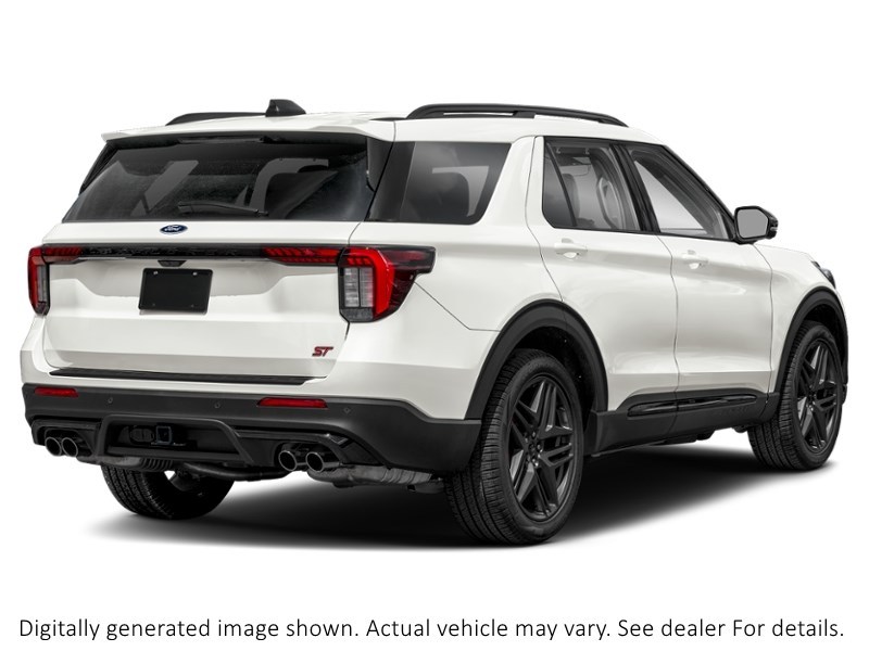 2026 Ford Explorer ST 4WD Star White Metallic Tri-Coat  Shot 2