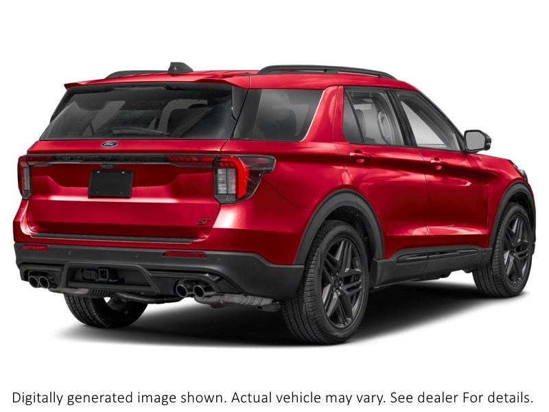2025 Ford Explorer ST 4WD Rapid Red Metallic Tinted Clearcoat  Shot 2