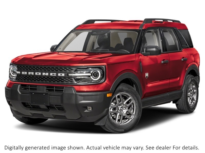 2026 Ford Bronco Sport Big Bend 4X4 Ruby Red Metallic Tinted Clearcoat  Shot 1
