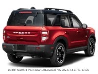 2026 Ford Bronco Sport Outer Banks 4X4 Ruby Red Metallic Tinted Clearcoat  Shot 2