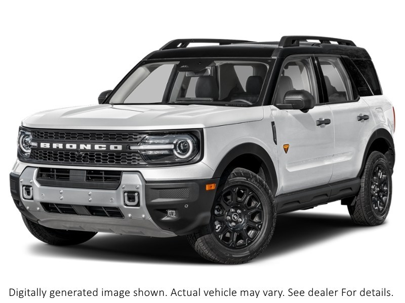 2026 Ford Bronco Sport Badlands 4X4 Space White Metallic  Shot 4
