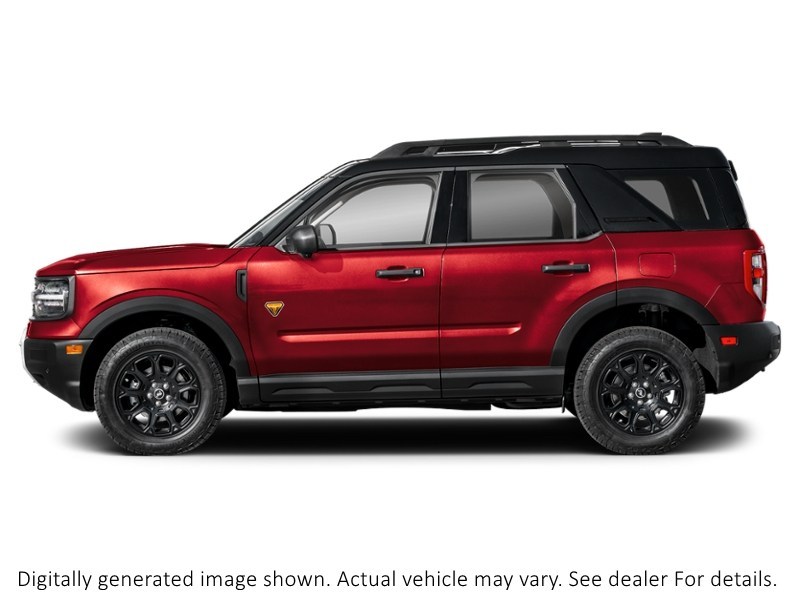2026 Ford Bronco Sport Badlands 4X4 Ruby Red Metallic Tinted Clearcoat  Shot 5