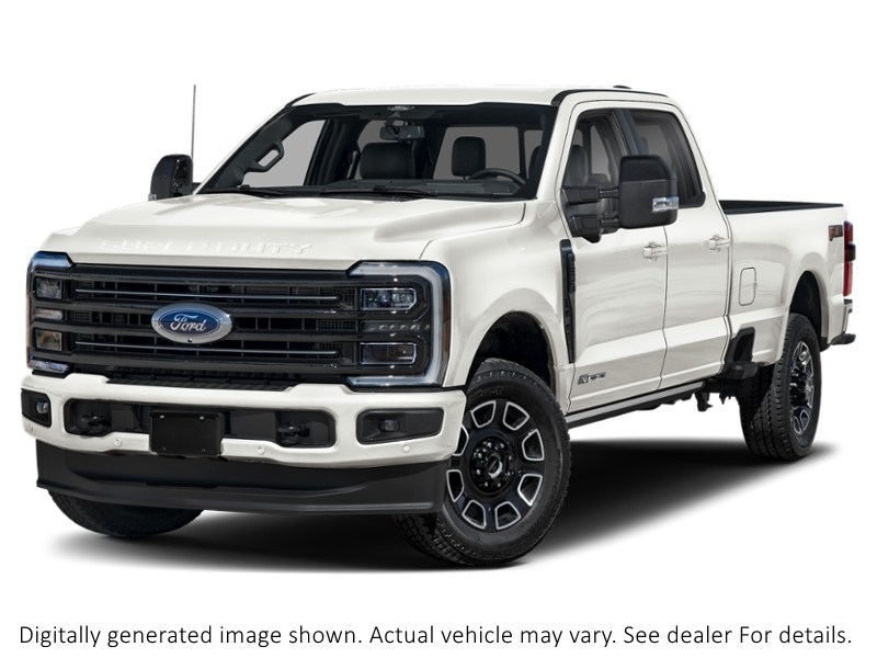 2027 Ford Super Duty F-350 Drw Platinum 4WD Crew Cab 8' Box Star White Metallic Tri-Coat  Shot 4