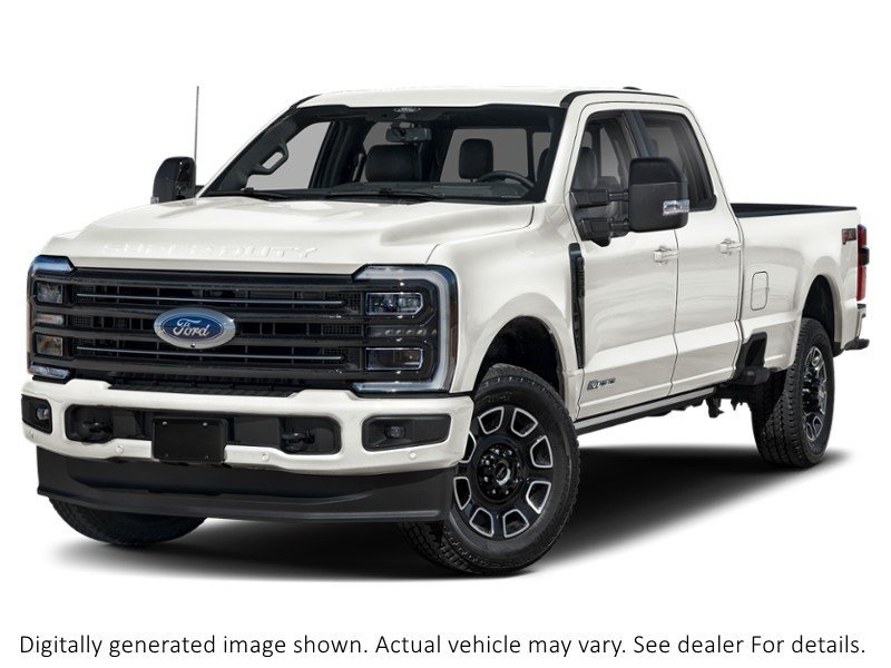 2027 Ford Super Duty F-350 Drw Platinum 4WD Crew Cab 8' Box Star White Metallic Tri-Coat  Shot 1
