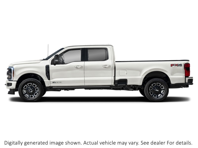 2027 Ford Super Duty F-350 Drw Platinum 4WD Crew Cab 8' Box Star White Metallic Tri-Coat  Shot 3