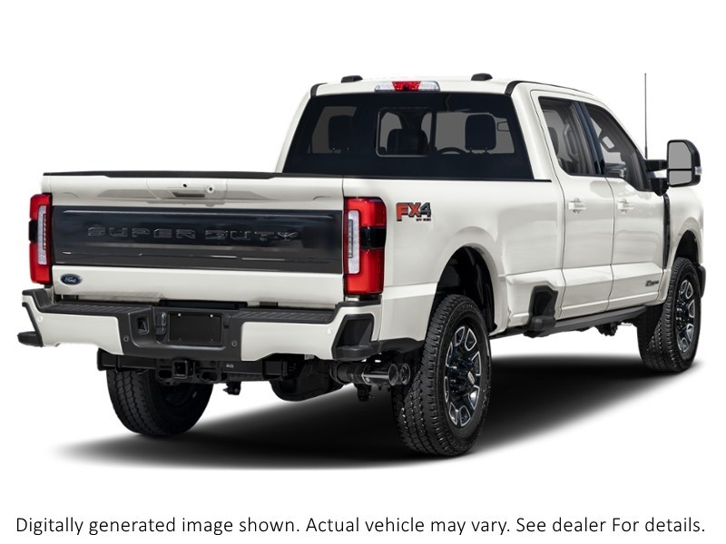 2027 Ford Super Duty F-350 Drw Platinum 4WD Crew Cab 8' Box Star White Metallic Tri-Coat  Shot 2