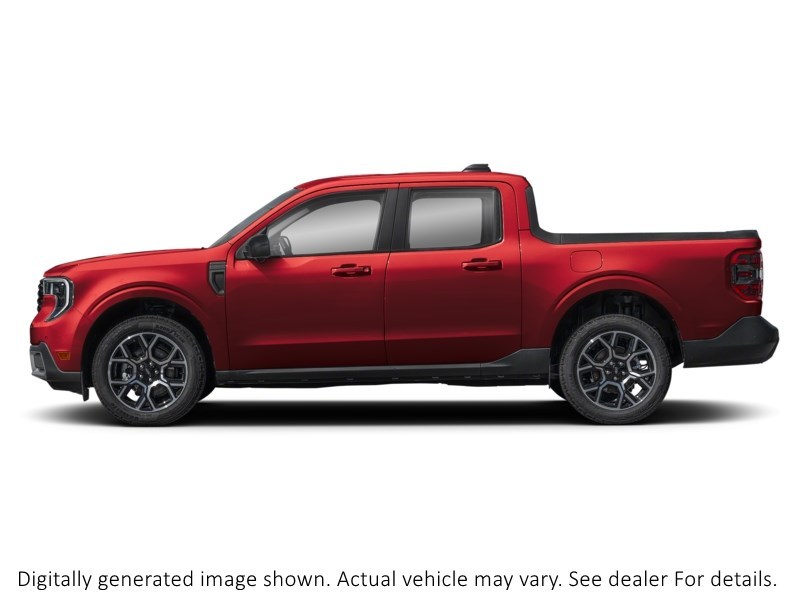 2026 Ford Maverick Lariat AWD Supercrew Ruby Red Metallic Tinted Clearcoat  Shot 5
