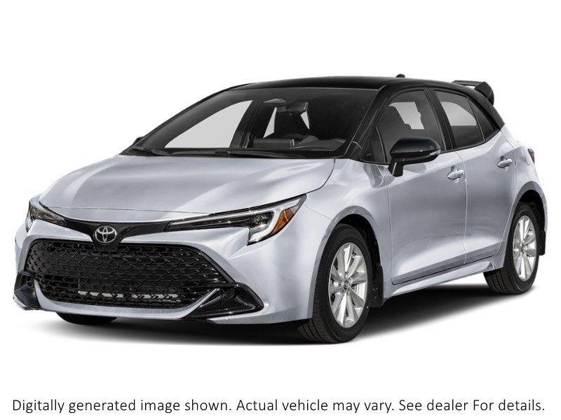2027 Toyota Corolla Hatchback CVT SE Plus Classic Silver Metallic w/Black Roof  Shot 10