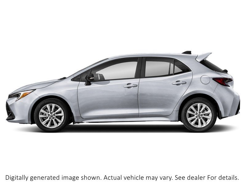 2027 Toyota Corolla Hatchback CVT SE Plus Classic Silver Metallic  Shot 3