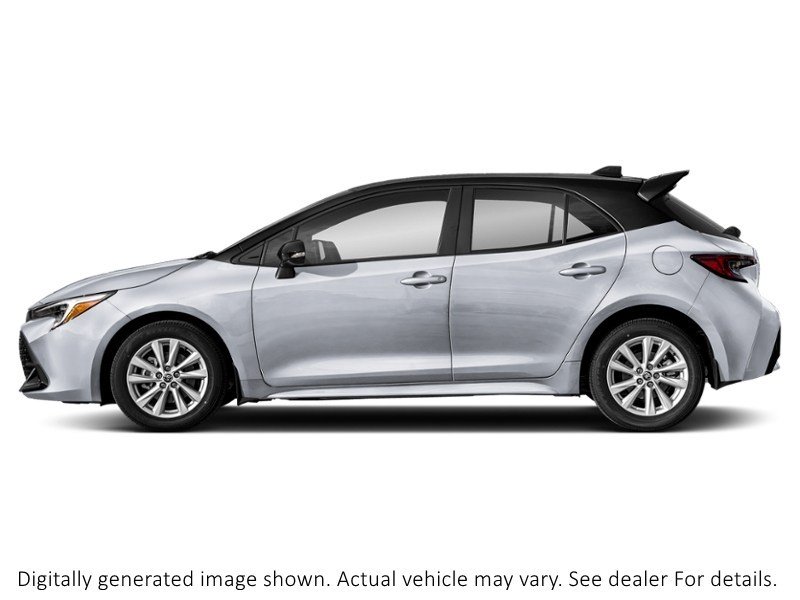 2027 Toyota Corolla Hatchback CVT SE Plus Classic Silver Metallic w/Black Roof  Shot 9