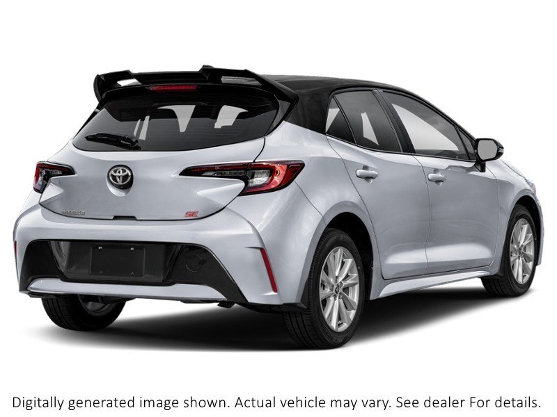 2027 Toyota Corolla Hatchback CVT SE Plus Classic Silver Metallic w/Black Roof  Shot 12